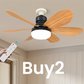 🌬️Ventilador de techo con luz inteligente 2 en 1 💡