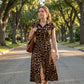 👗🐆 ¡50% DE DESCUENTO! Elegante vestido de mujer con estampado de leopardo y cuello solapa – Sofisticado, moldeador de figura, ideal para oficina, cenas y ocasiones especiales ✨