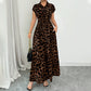 👗🐆 ¡50% DE DESCUENTO! Elegante vestido de mujer con estampado de leopardo y cuello solapa – Sofisticado, moldeador de figura, ideal para oficina, cenas y ocasiones especiales ✨