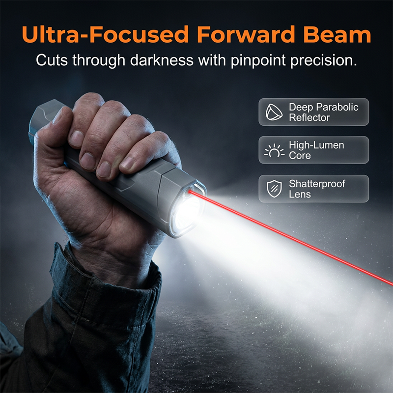 🥳GRAN OFERTA 2026🥳💞¡Más de 50 MIL UNIDADES VENDIDAS!🎯⚡ ¡50% DE DESCUENTO! Linterna láser infrarrojo con COB – Láser de puntero + luz de inundación amplia, soporte magnético. Compacta y potente. ¡Una herramienta portátil increíble! 💪🌟