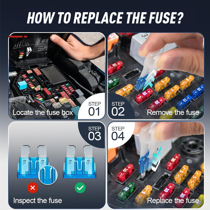 Kit surtido de fusibles para automoción