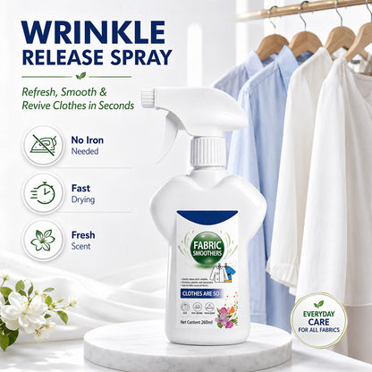🥳GRAN OFERTA 2026🥳💞¡Más de 50 MIL UNIDADES VENDIDAS!👔❤️‍🔥50% DE DESCUENTO! Spray antiarrugas para eliminación instantánea de arrugas en telas