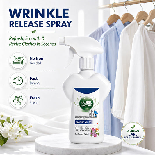 🥳GRAN OFERTA 2026🥳💞¡Más de 50 MIL UNIDADES VENDIDAS!👔❤️‍🔥50% DE DESCUENTO! Spray antiarrugas para eliminación instantánea de arrugas en telas