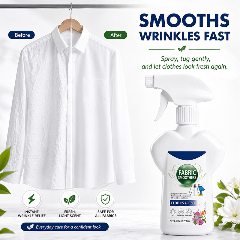 🥳GRAN OFERTA 2026🥳💞¡Más de 50 MIL UNIDADES VENDIDAS!👔❤️‍🔥50% DE DESCUENTO! Spray antiarrugas para eliminación instantánea de arrugas en telas