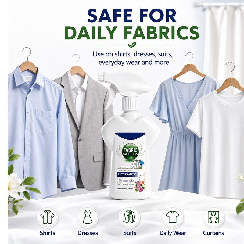 🥳GRAN OFERTA 2026🥳💞¡Más de 50 MIL UNIDADES VENDIDAS!👔❤️‍🔥50% DE DESCUENTO! Spray antiarrugas para eliminación instantánea de arrugas en telas