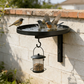 Bañera para Aves Metálica de Pared – Acabado Bronce Antiguo 🐦🛁🧱🏡