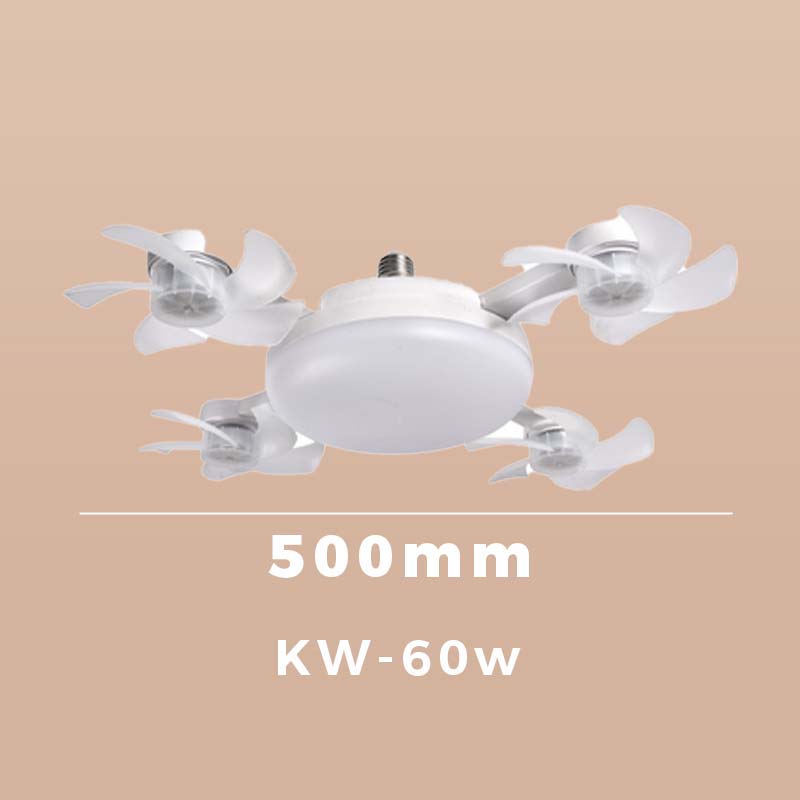 🌀Nueva Luz Ventilador de Techo Socket E27 – Ventilador LED silencioso 2 en 1 con control remoto, combinación de refrigeración y iluminación ahorradora de energía para dormitorios del hogar