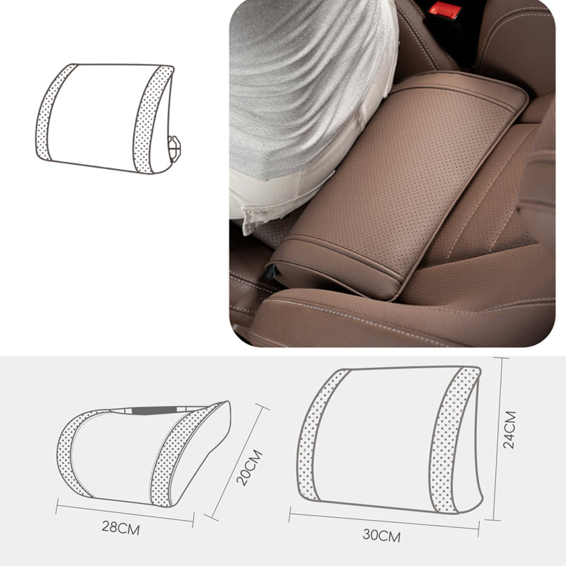 🏆 ¡OFERTA LIMITADA 50% DESCUENTO! 🚗 Juego de reposacabezas y soporte lumbar ergonómico para asientos de coche