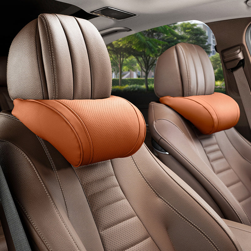 🏆 ¡OFERTA LIMITADA 50% DESCUENTO! 🚗 Juego de reposacabezas y soporte lumbar ergonómico para asientos de coche