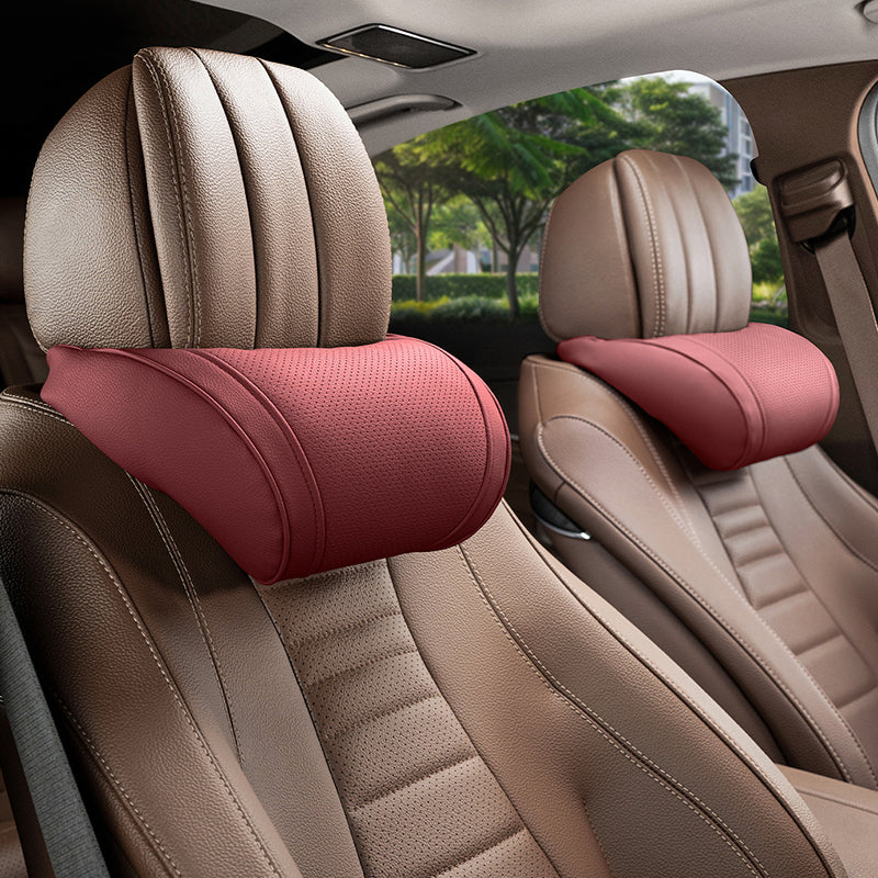 🏆 ¡OFERTA LIMITADA 50% DESCUENTO! 🚗 Juego de reposacabezas y soporte lumbar ergonómico para asientos de coche