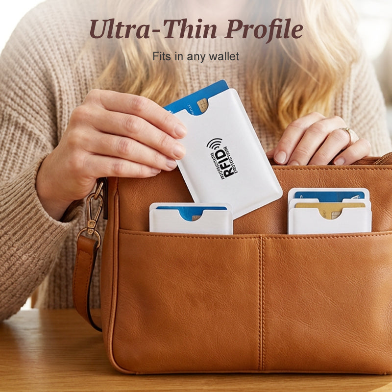 Fundas con protección RFID para tarjetas de crédit