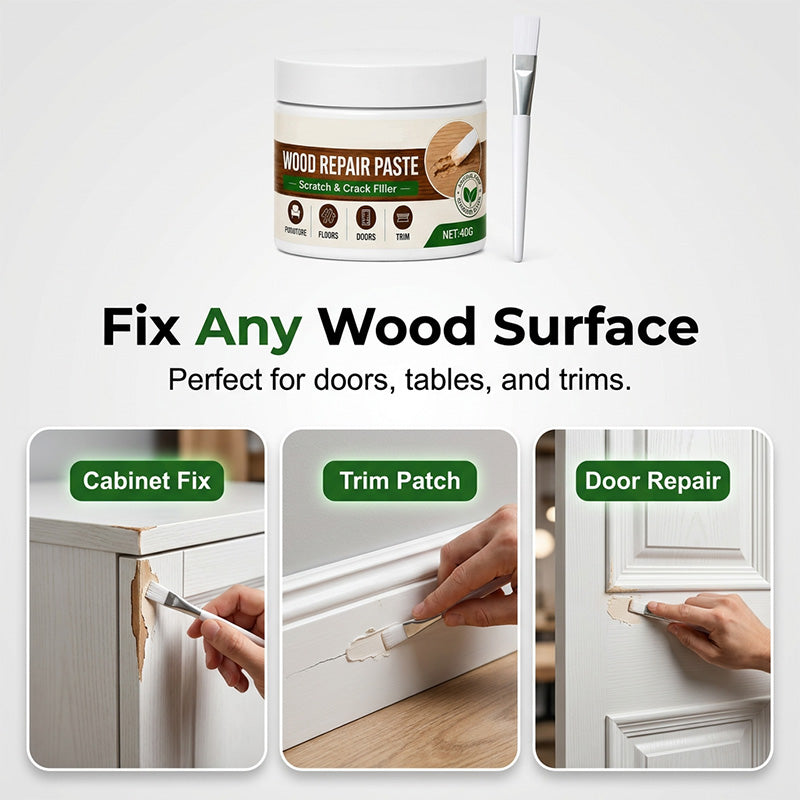 Pasta Reparadora de Madera para Muebles y Suelos de Madera