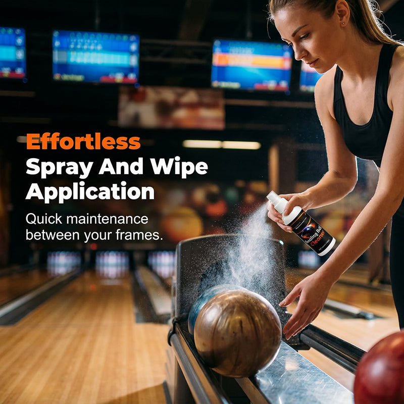 🥳 ¡REBAJAS 2026! +50.000 vendidos 🎳💪🔥 50% de descuento limpiador profesional de bolas de bolos 🧼 Elimina el aceite al instante + paño premium. Bola como nueva en cada partida!✨