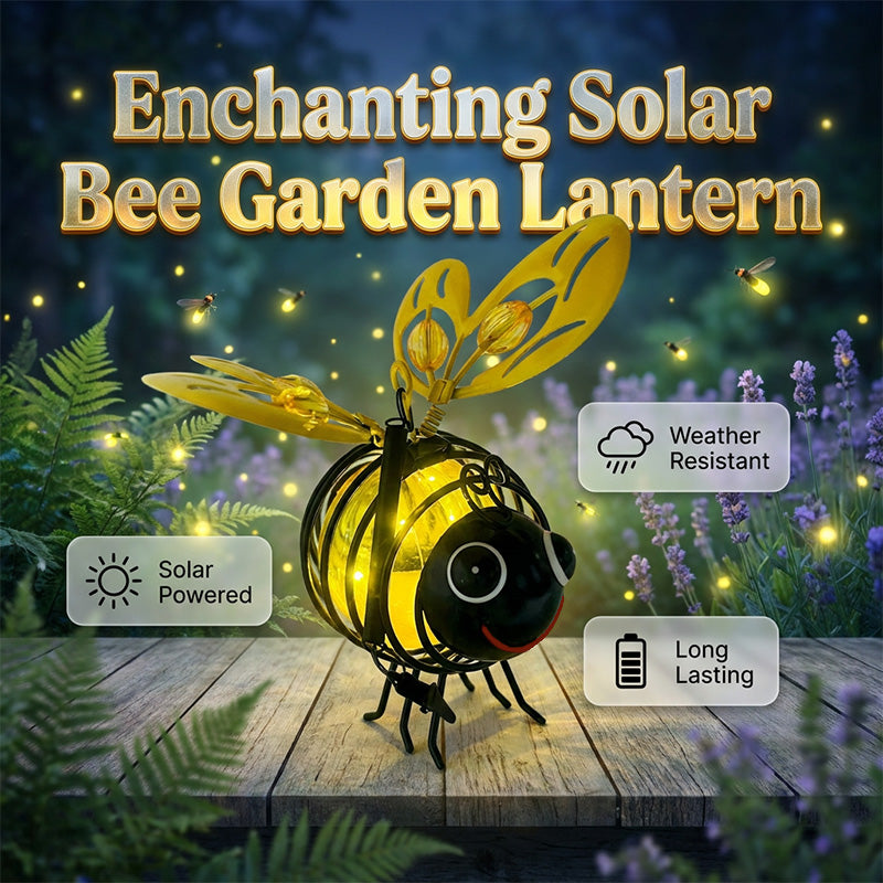 🐝Luz Solar de Abeja Colgante para Exterior - Regalo Ideal para Amantes de Plantas, Madres o Cualquier Persona Alegre❤️
