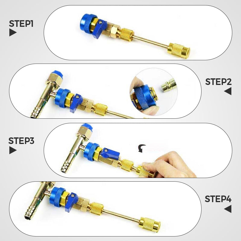 🔥OFERTA IMPRESCINDIBLE 50% DE DESCUENTO - ✨Kit Profesional para Desmontar e Instalar el Núcleo de la Válvula del Aire Acondicionado