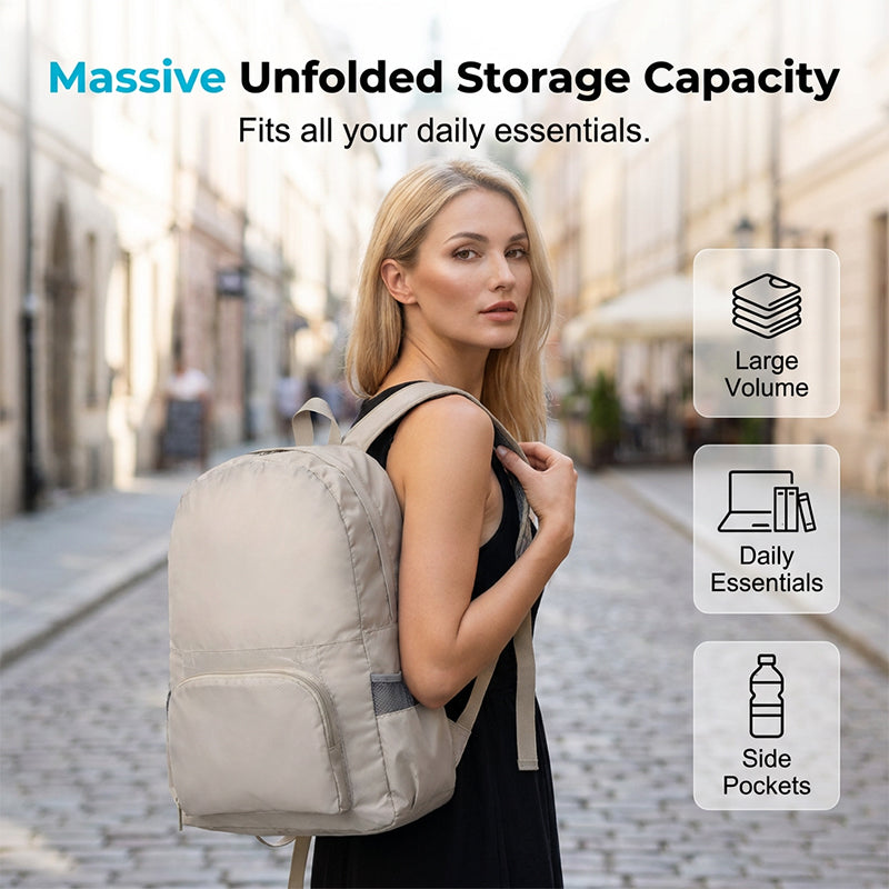 💧 Mochila de Viaje Ligera, Impermeable, Plegable y Multiusos 🎒