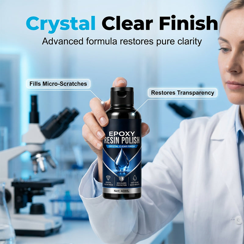 🥳GRAN OFERTA 2026🥳💞¡Más de 50 MIL unidades vendidas!✨🎨 50% DE DESCUENTO! Pulidor de resina epoxi alto brillo – Restaura transparencia cristalina, elimina micro rayas. Fácil de aplicar con un paño, brillo profesional! 💎🛠️