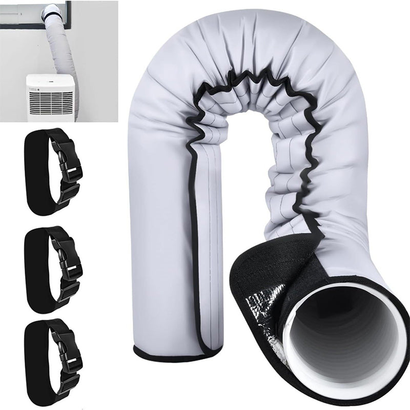 🌀 ¡50% DE DESCUENTO! ❄️ Funda para manguera de aire acondicionado portátil: aislante y a prueba de polvo, reduce la condensación y protege la manguera. Perfecta para días calurosos, fácil instalación y material duradero. 🌬️✨