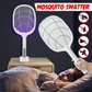 Matamosquitos eléctrico 2 en 1 🦟 | ⚡ Alto voltaje 3000V | 🧴 Soporte manos libres | 🏠 Cocina, terraza y camping