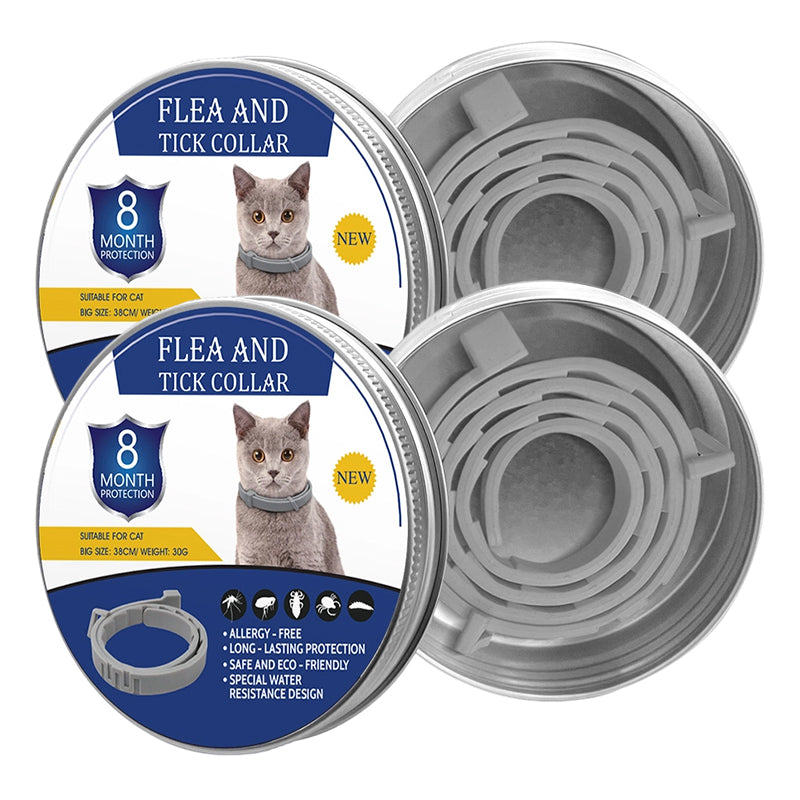 ✨Collar antipulgas y garrapatas ajustable para perros y gatos