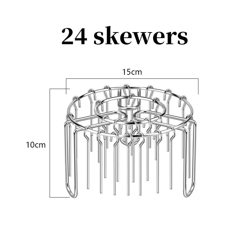 ✨Soporte de brochetas de acero inoxidable para freidora de aire🍢