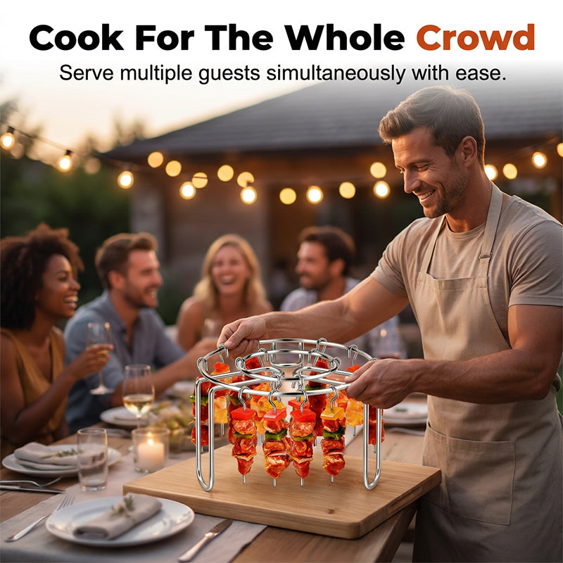 ✨Soporte de brochetas de acero inoxidable para freidora de aire🍢