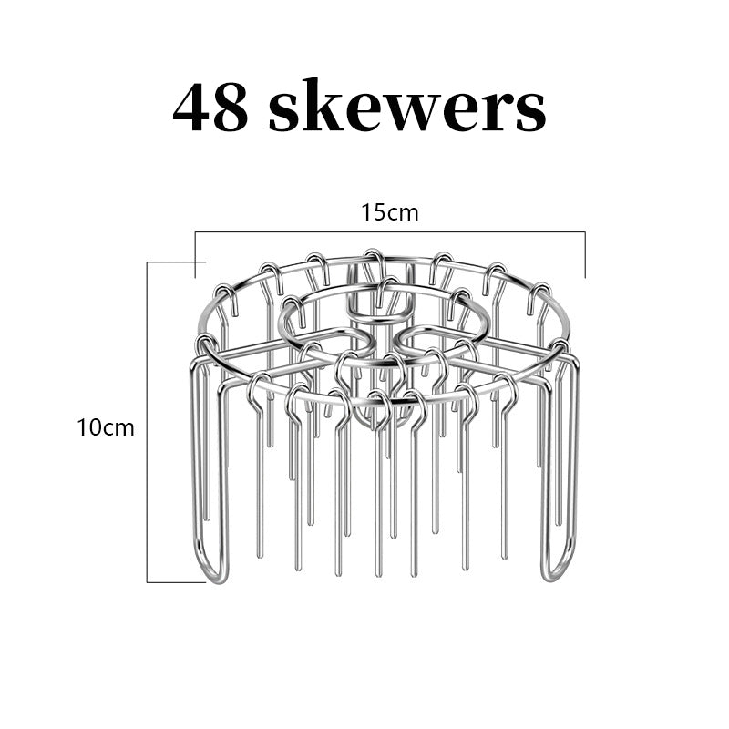 ✨Soporte de brochetas de acero inoxidable para freidora de aire🍢