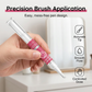 💅 Lápiz anti-morders uñas para niños y adultos 😖 Elimina el hábito de morderse las uñas y chupar pulgares, fórmula suave de plantas con sabor amargo potente, aplicador de pincel preciso, seguro para todas las edades