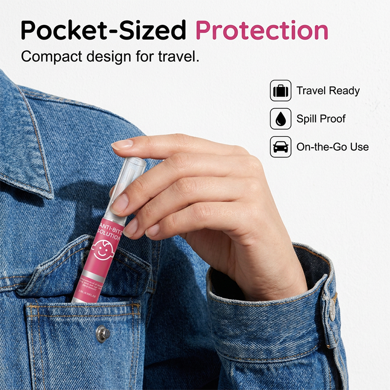 💅 Lápiz anti-morders uñas para niños y adultos 😖 Elimina el hábito de morderse las uñas y chupar pulgares, fórmula suave de plantas con sabor amargo potente, aplicador de pincel preciso, seguro para todas las edades