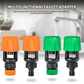 Adaptador universal para grifo de cocina, compatible con manguera de jardín, montaje sin herramientas para interior y exterior