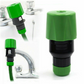 Adaptador universal para grifo de cocina, compatible con manguera de jardín, montaje sin herramientas para interior y exterior