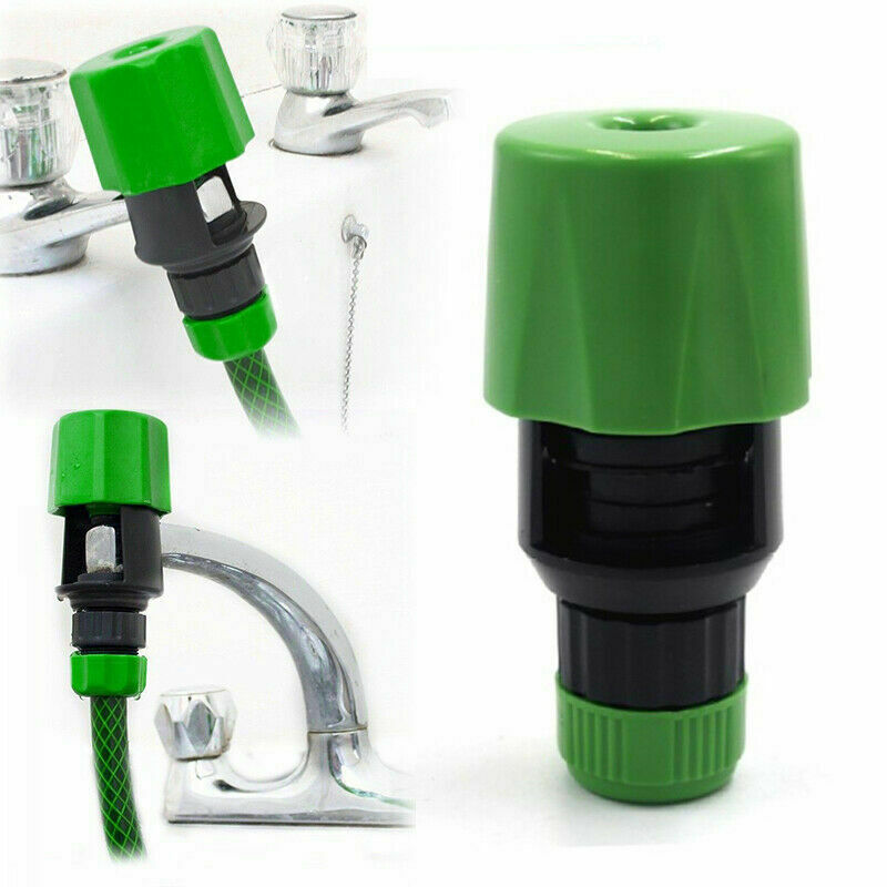 Adaptador universal para grifo de cocina, compatible con manguera de jardín, montaje sin herramientas para interior y exterior