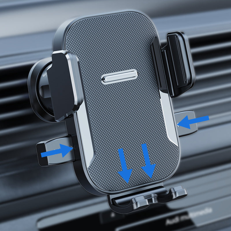 🚗 Soporte de teléfono multifuncional para coche con ventosa 📱