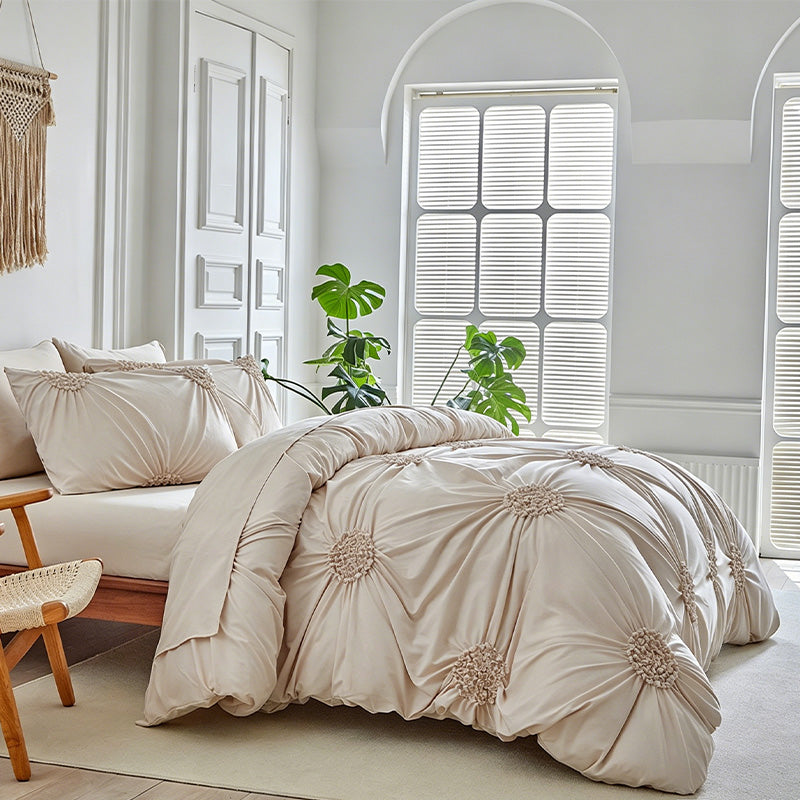 🔥 ¡50% DE DESCUENTO POR TIEMPO LIMITADO! 🛏️ Funda de Edredón con Diseño de Rombos Elegante – Renueva tu Dormitorio con Comodidad y Estilo ✨
