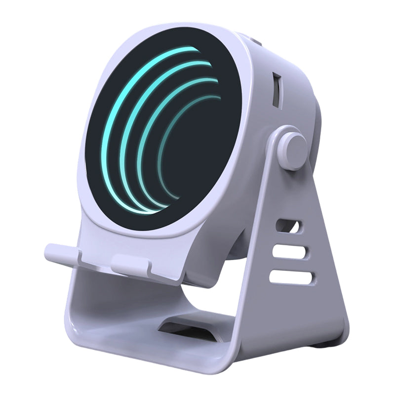 🔊 Soporte 2 en 1 con Altavoz de Audio por Inducción, Sonido 360° Compatible con Todos los Teléfonos y Tabletas