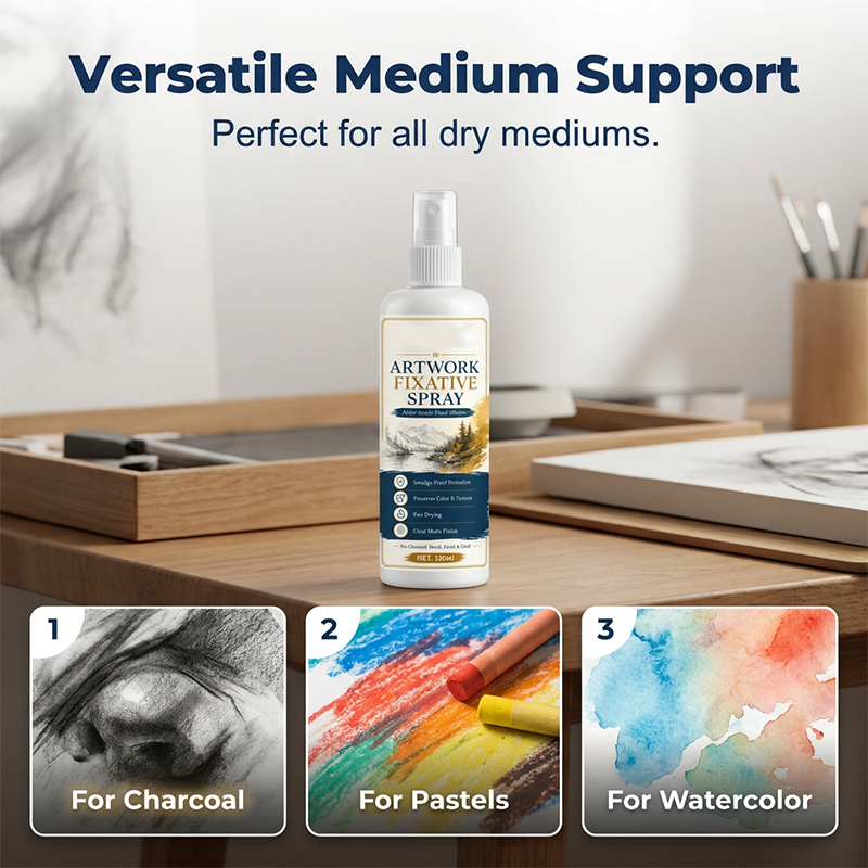 🔥Gran Oferta 50% DESCUENTO🔥 ¡No más manchas en tu arte! Spray fijador de secado rápido – Fija carboncillos y pasteles 🎨
