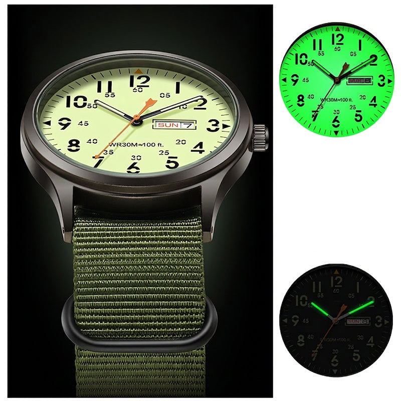 📢📢 ¡50% DE DESCUENTO! ⏰ Reloj de cuarzo para hombre con pantalla luminosa