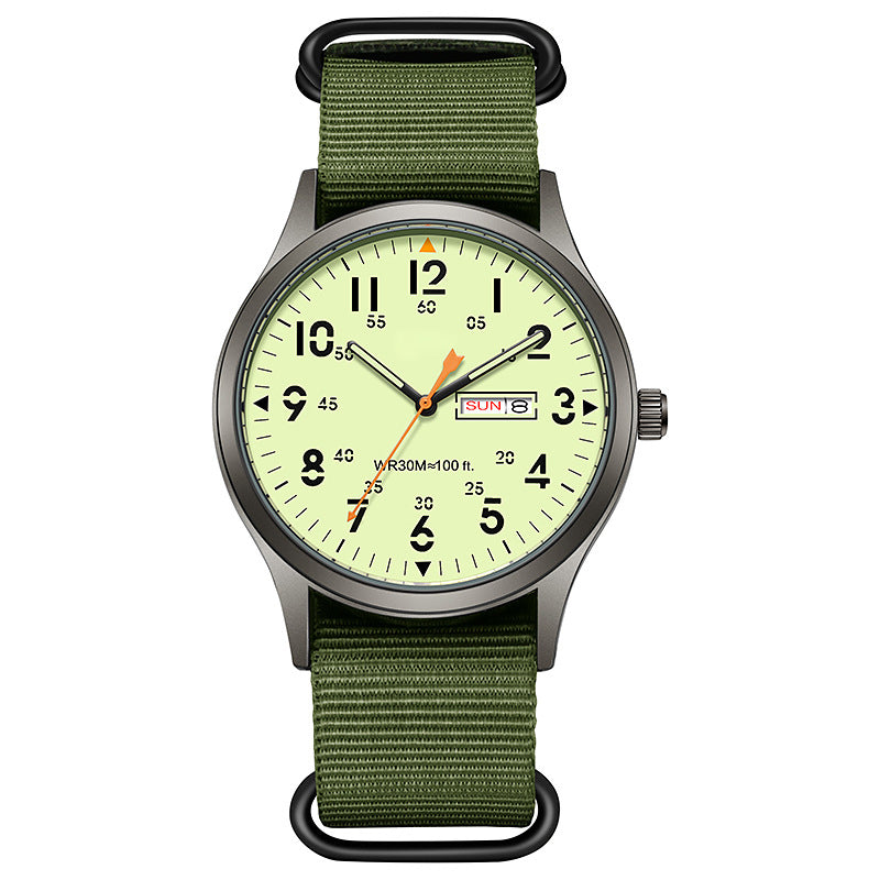 📢📢 ¡50% DE DESCUENTO! ⏰ Reloj de cuarzo para hombre con pantalla luminosa