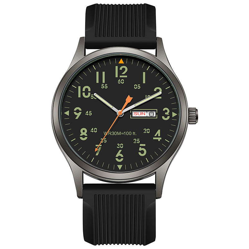 📢📢 ¡50% DE DESCUENTO! ⏰ Reloj de cuarzo para hombre con pantalla luminosa