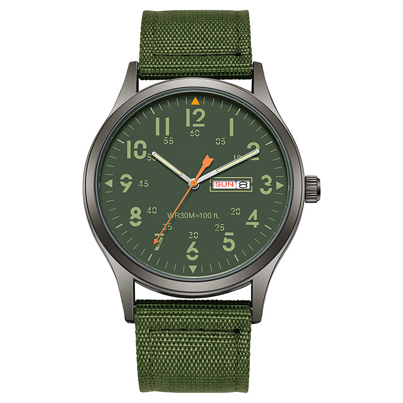 📢📢 ¡50% DE DESCUENTO! ⏰ Reloj de cuarzo para hombre con pantalla luminosa