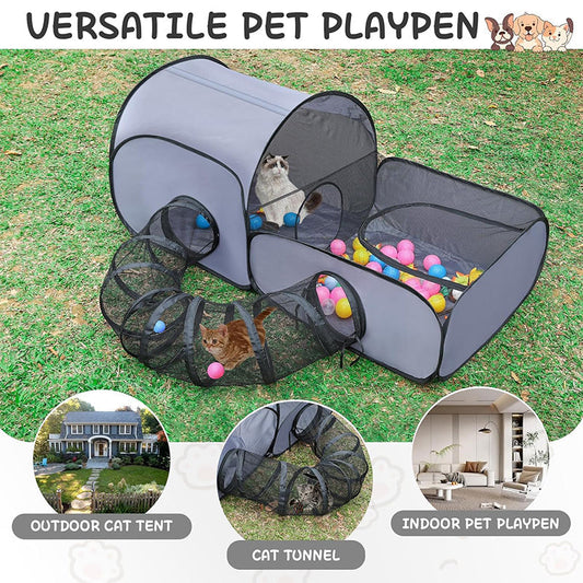 ⏳¡50% DE DESCUENTO POR TIEMPO LIMITADO!⏰Túnel grande para gatos, ideal para jugar y descansar🐈🐈‍⬛🏠