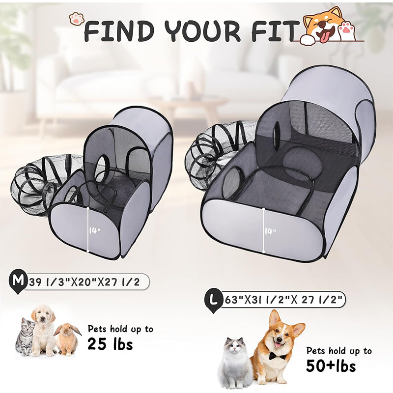 ⏳¡50% DE DESCUENTO POR TIEMPO LIMITADO!⏰Túnel grande para gatos, ideal para jugar y descansar🐈🐈‍⬛🏠