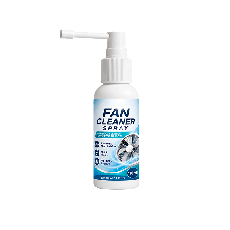 🧴 Spray Limpiador Multiusos para Ventiladores y Aire Acondicionado 💨 Desintegra Polvo y Grasa Sin Fregar, Boquilla Delgada para Zonas Difíciles, Devuelve el Brillo Original, Seguro para Plástico y Metal