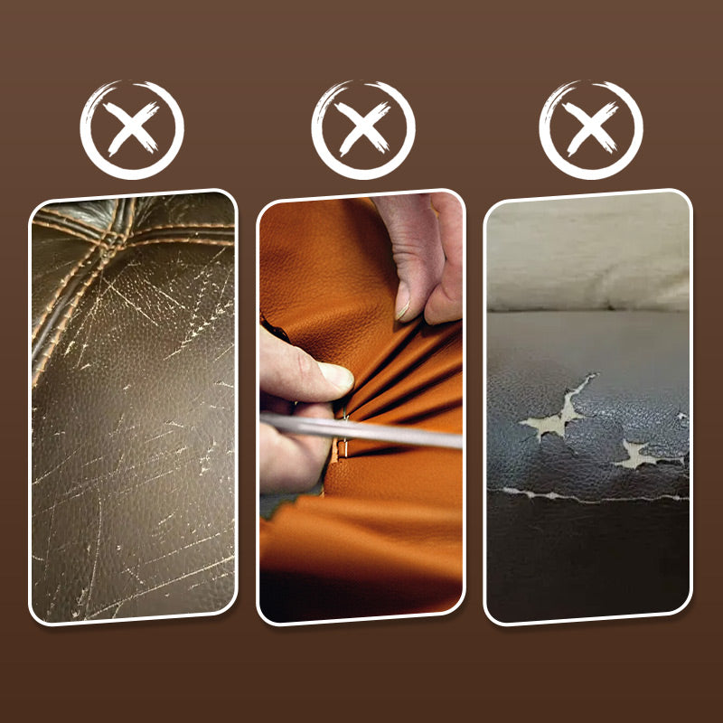 【Crema Restauradora de Cuero】👜✨ Repara y restaura el color del cuero en coches, sofás, zapatos y más. 🔧👢