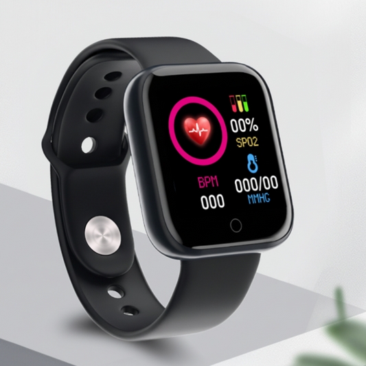 ⌚ Pulsera Inteligente Deportiva con Monitoreo de Salud 24h 🫀 Frecuencia Cardíaca, Presión y Oxígeno en Sangre, Modos Multideporte, Carga USB Directa, Notificaciones Inteligentes, Diseño Ligero de Aleación de Titanio