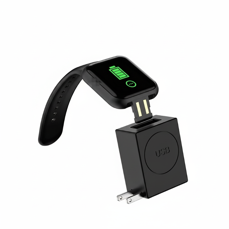 ⌚ Pulsera Inteligente Deportiva con Monitoreo de Salud 24h 🫀 Frecuencia Cardíaca, Presión y Oxígeno en Sangre, Modos Multideporte, Carga USB Directa, Notificaciones Inteligentes, Diseño Ligero de Aleación de Titanio