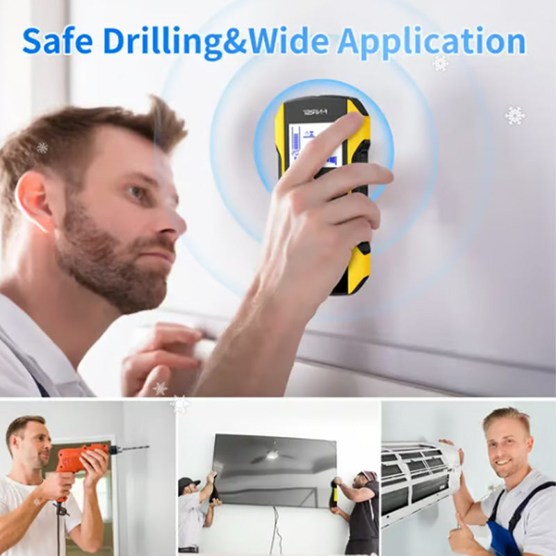 🛠️ ¡50% DE DESCUENTO POR TIEMPO LIMITADO! ✨ Detector de Metales y Escáner de Vigas 6 en 1 – Pantalla LCD, Calibración Automática, Recargable 🔋