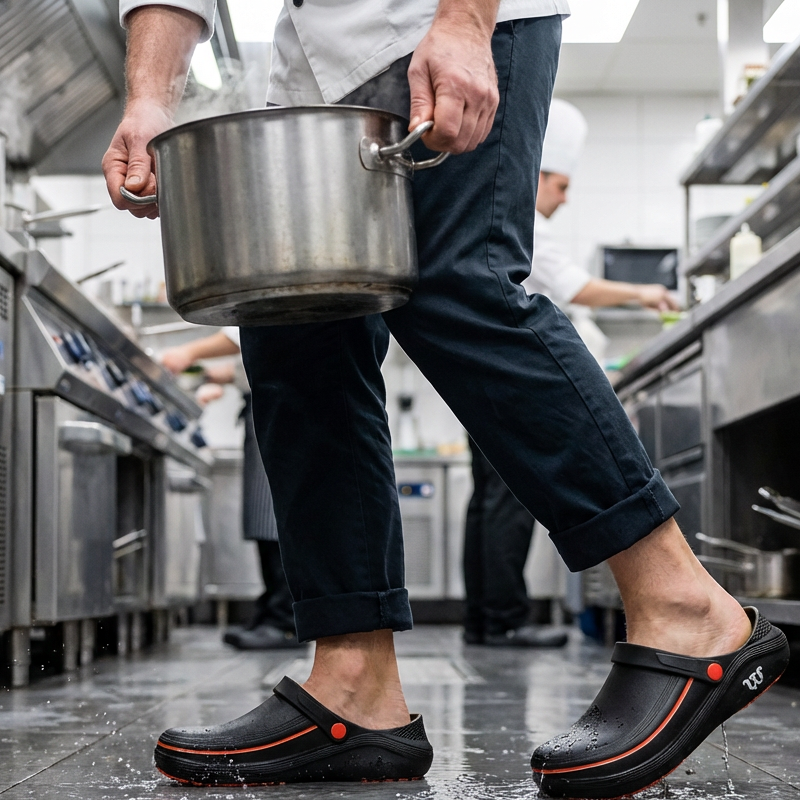 Zapatos de seguridad impermeables y resistentes al aceite con suela acolchada
