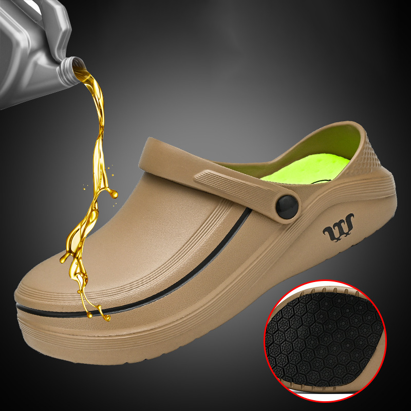 Zapatos de seguridad impermeables y resistentes al aceite con suela acolchada