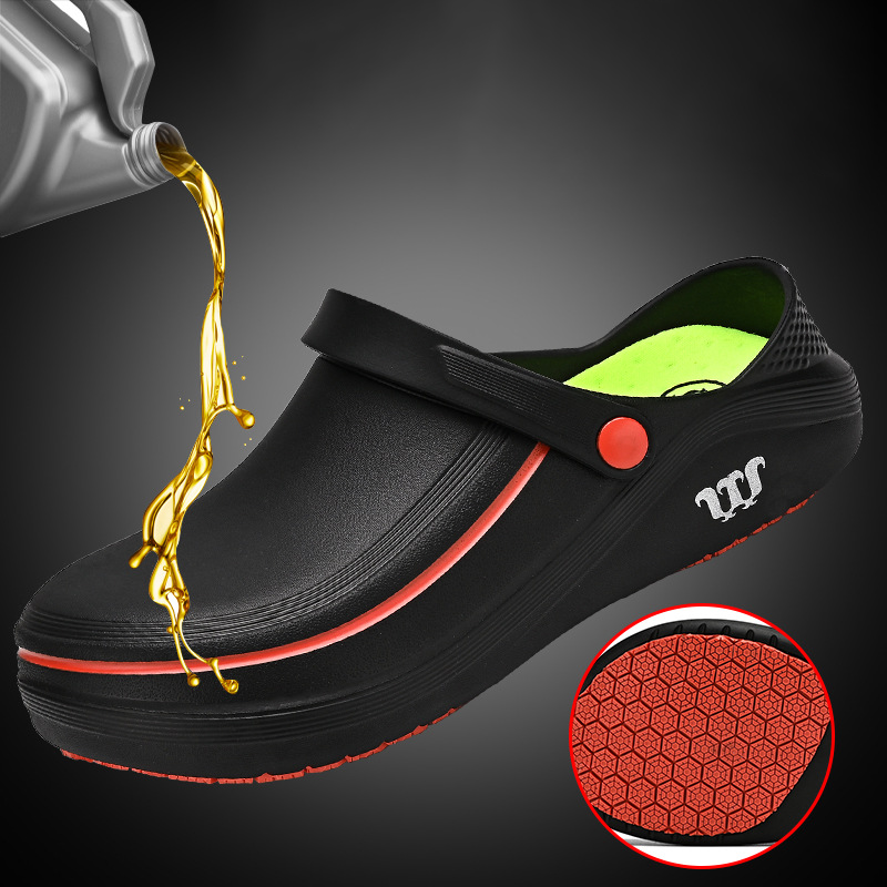 Zapatos de seguridad impermeables y resistentes al aceite con suela acolchada